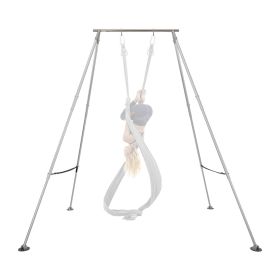 Yoga Stand Frame, Max 310 lbs Load Swing Stand, Triangular Structure Pull Up Stands, Aerial Silk Stands with Height Adjustable & Aluminum Frame Legs