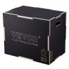 3 in 1 Plyometric Jump Box, 24/20/16 Inch Wooden Plyo Box, Platform & Jumping Agility Box