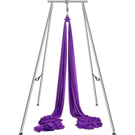 Aerial Yoga Frame & Yoga Hammock, 9.67 ft Height Professional Yoga Swing Stand Comes with 13.1 Yards Aerial Hammock