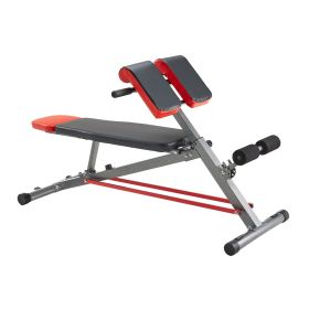 Multi-Functional Weight Bench for Full Body Workout, Roman Chair Hyperextension Bench