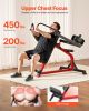 Incline Chest Fly and Rear Delt Fly Machine, 450 LBS Chest Machine, Adjustable Fitness Chest Bench Set