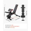 Weight Bench, 800lbs Adjustable Weight Bench Press for Full Body Workout, Exercise Sit up Bench for Home Gym Strength Training