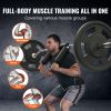 Safety Squat Bar, 700 LBS Fitness Squat Bar, Safety Squat Bar Attachment with Shoulder and Arm Pads, 28mm Diameter Weight Bar, Ideal for Front Squats