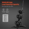 Weight Plate Rack, L Frame Weight Plate Tree for 2-Inch Weight Plates, Standard Weight Plate Tree, 1000 lbs Load Capacity Weight Storage Holder