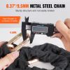 Bike Chain Lock, 5.91 Ft Security Bicycle Chain Lock, Heavy Duty Metal Steel Anti-Theft High Security Bike Locks, Perfect for Bike, Motorcycle