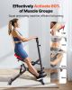 Squat Machine, Deep Squat Rowing Machine for Home, Easy Setup & Foldable Exercise Equipment, Glute Trainer Machine with 12-Gear Adjustable Resistance