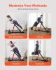 Roman Chair Hyperextension Bench, 350 lbs Adjustable Extension Machine, Multi-Function Exercise Equipment for Glute, Hamstring, Lower Back
