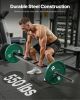 Multi-Grip Barbell, 2-inch 3 Positions Swiss Bar, 550 LBS Capacity Heavy Duty Swiss Barbell Training Equipment, with 2 Collars and Knurled Grips