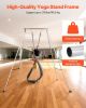 Yoga Stand Frame, Max 310 lbs Load Swing Stand, Triangular Structure Pull Up Stands, Aerial Silk Stands with Height Adjustable & Aluminum Frame Legs