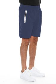 Weiv Active Sports Performance Running Short (Color: NAVY, size: L)