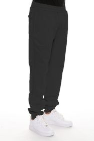 Little Better Premium Cotton Sweat Pant (Color: Black, size: XL)