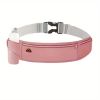 Breathable Invisible Running Waist Pack - Nylon with Lock Closure, Reflective Strips & Multiple Pockets for Hiking, Dog Walking