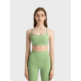 JupiterGear Crisscross Cami (Color: Yellow-Green, size: 4)